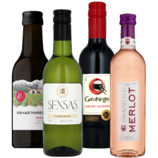 Alle kleine flesjes wijn